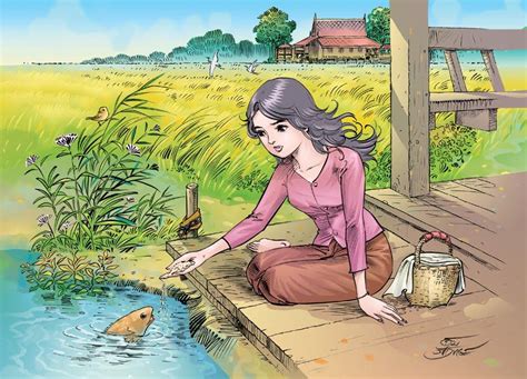  The Haunted Well:  A Thai Folk Story Exploring Themes of Love, Loss, and Forgiveness?